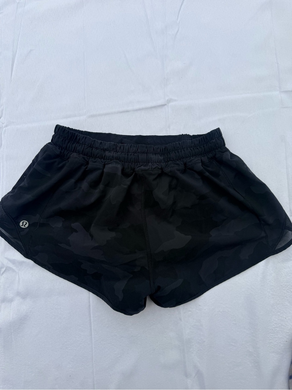 #78 lululemon athletica Black Camo Athletic Shorts